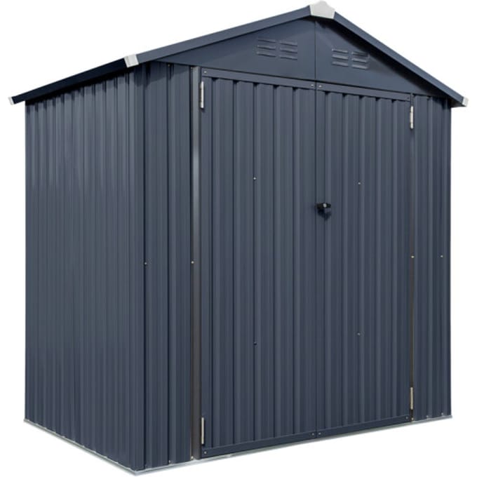 Spacemaker Gereedschapsschuur Metaal - 119x183x196 cm -Grijs