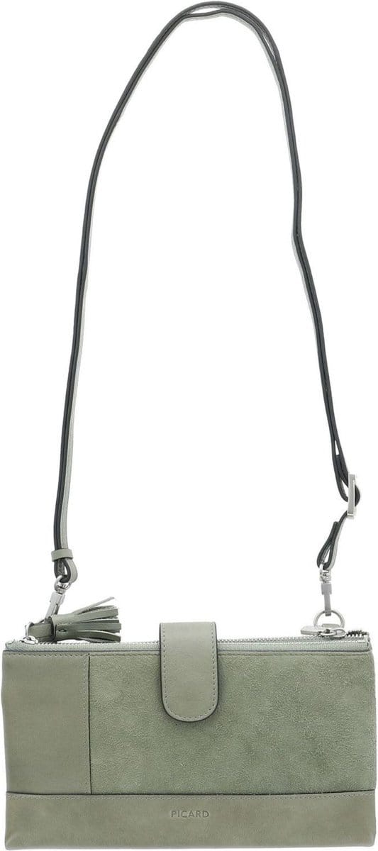 PICARD Schoudertas Safari 1 Shoulder Bag Palm Leaf Olijfgroen