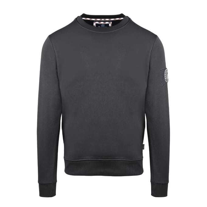 Aquascutum Heren Patch Sweatshirt (Antraciet)