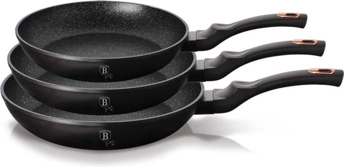 Berlinger Haus - BH-6158 - Pannenset - 3 delig - Black-Rose Collection