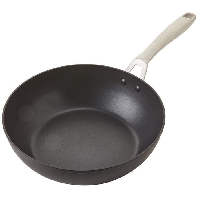 IBILI 465330 Wok Titan Aluminium, Noir, 52 x 52 x 9 cm