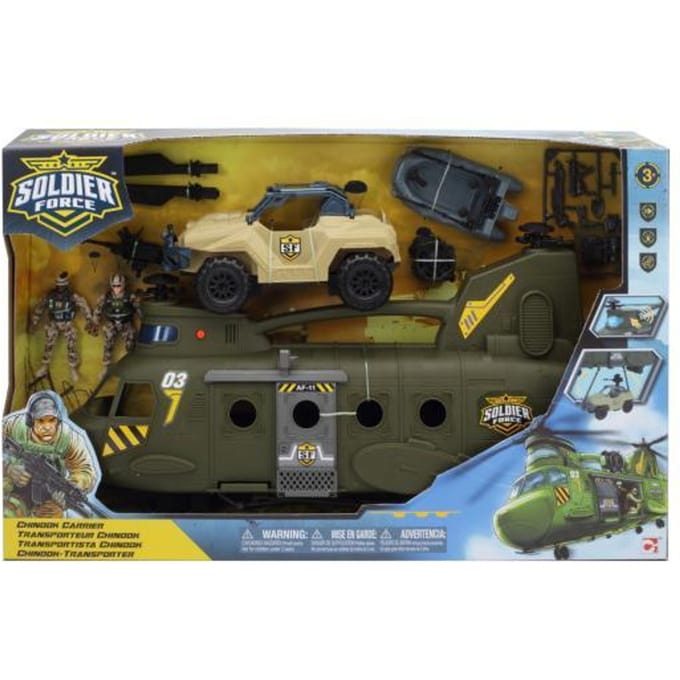 Soldier Force Chinook helikopter Soldaten
