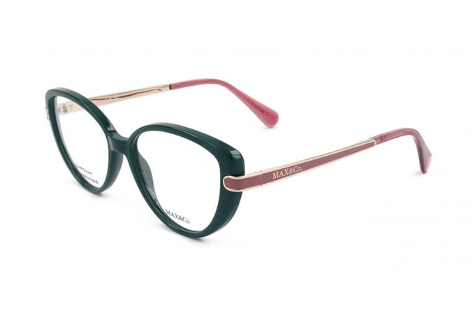 Max&co. MO5147 Shiny dark green 52/15/140 WOMAN Brilmonturen