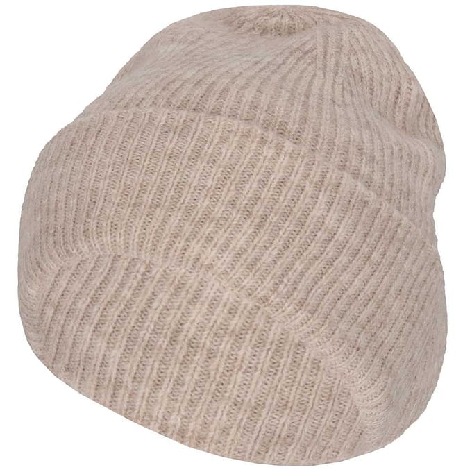 Muts dames - Ribbed - One Size - 2-Pack - Wool white