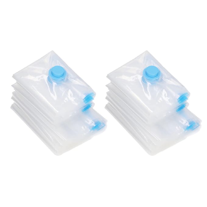 8 stuks vacuüm compressiezak met 1 handmatige vacuümluchtpomp vacuüm compressiezak kit