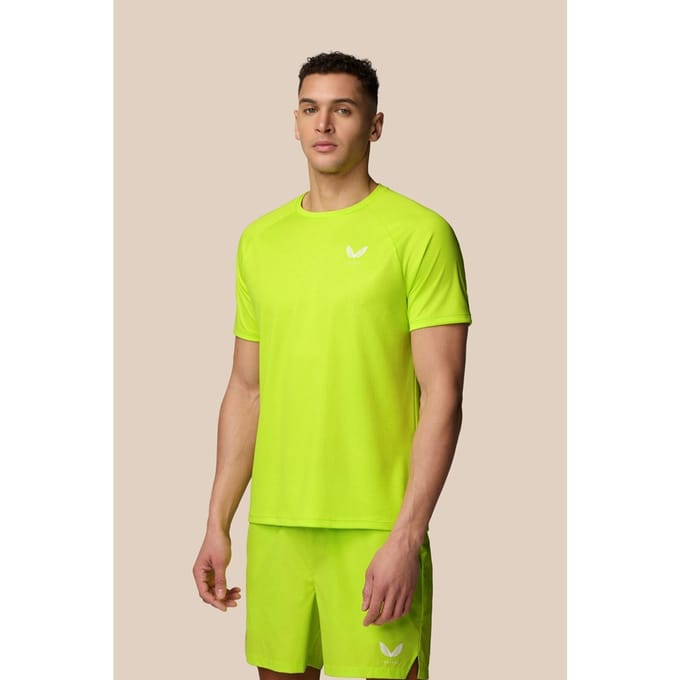 Castore Adapt T-Shirt Polyester Heren Groene Activewear T-Shirts