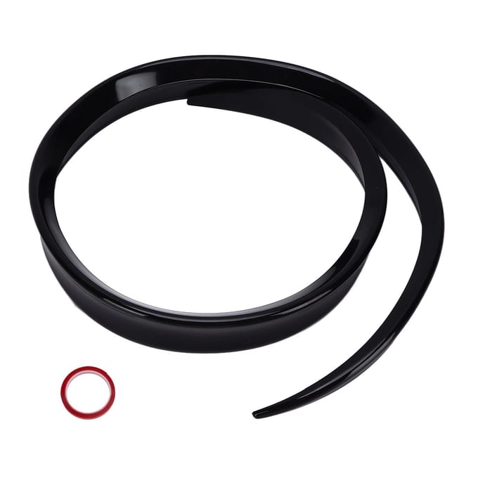 Universele Glanzend Zwarte Auto Achterklep Spoiler Lip UV-bestendig Rubber Spoiler Vleugel black