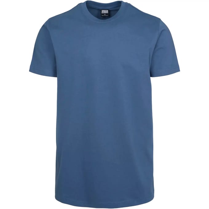 Urban Classics - Basic Heren T-shirt - M - Blauw