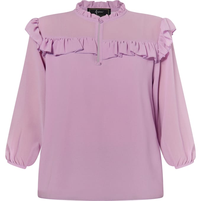 Faina Blouse met ruches Dames lila