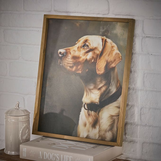 LOBERON Schilderij Purrana bruin