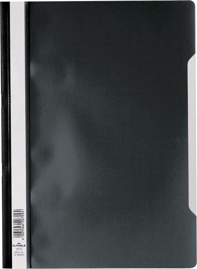 Durable snelhechtmap ft A4 zwart 25 stuks