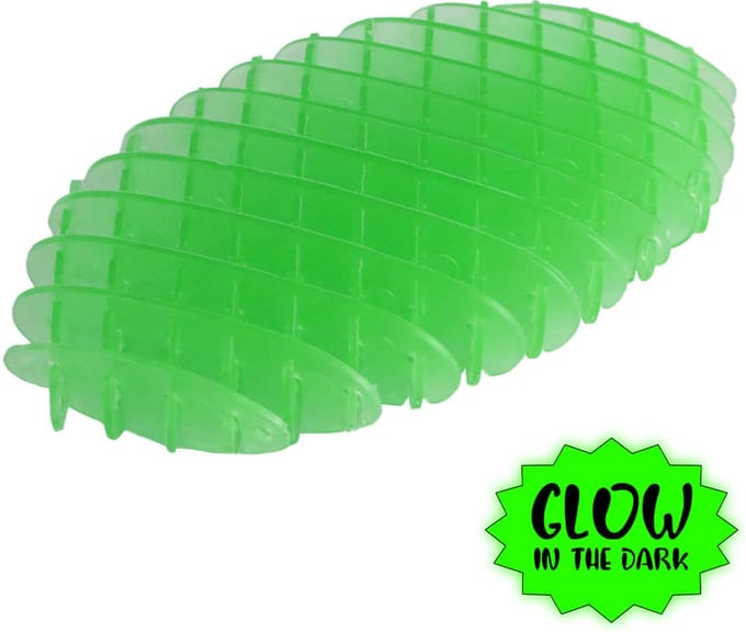 Magic Fidget Worm - 12 cm - Mix Kleur - Glow in the dark - Bekend van o.a. TikTok