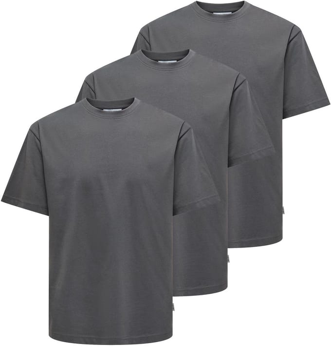 Only & Sons Heren t-shirt 3 pack Onsfred
