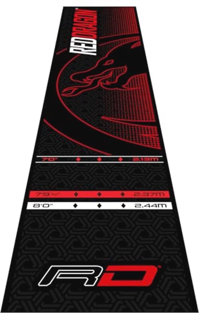 Dartmat voor toernooien - Zachte voelkwaliteit met antislip effect