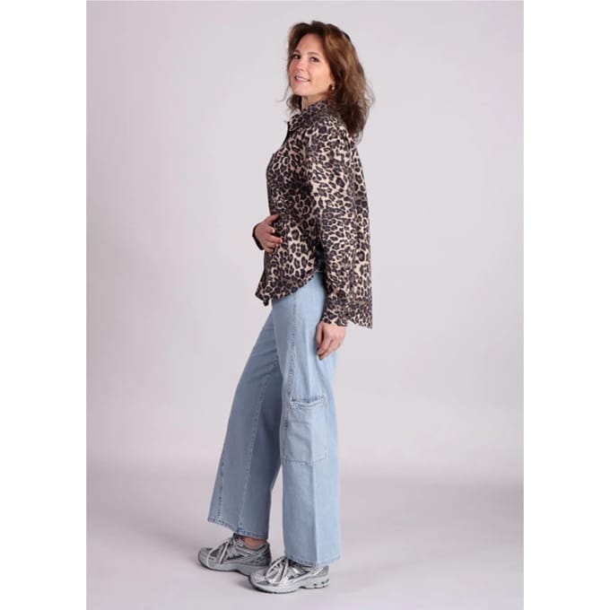 Modström Moodmd blouse luipaard