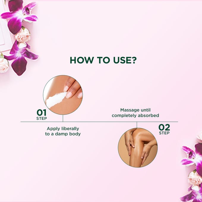 Lotion Corporelle Éclaircissante Orchidée Blanche Biotique 180ml Pour une Peau Éclatante Éclat Instantané Élimination du Bronzage white