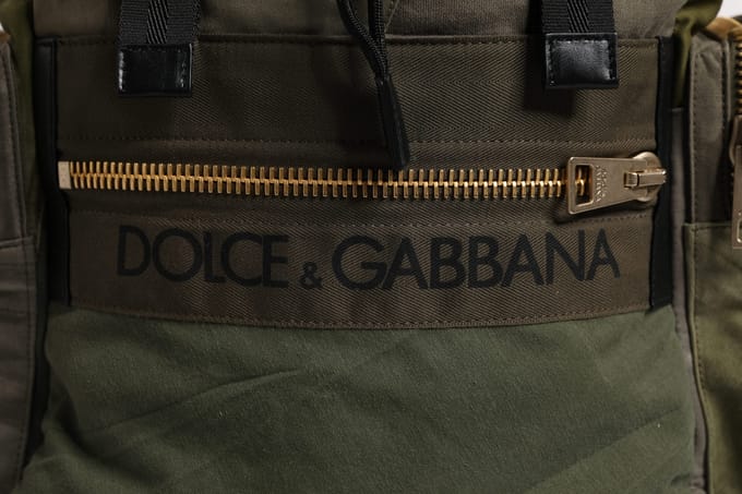 Militair Groene Patchwork Reisrugzak