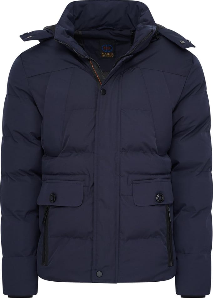 Mario Russo Ranger Jacket - Jas Heren - Winterjas Heren - Waterafstotend - Winddicht - Navy - M