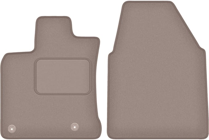 Beige voormatten voor: Nissan Qashqai +2 crossover (2007-2013)