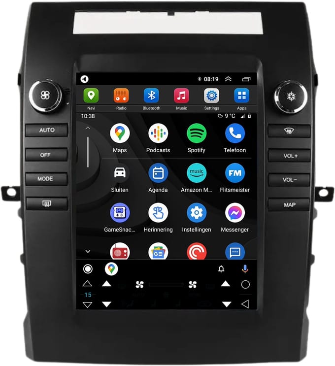 Carplay autoradio geschikt voor Toyota Corolla | 2004 t/m 2009 | Android 13 | Draadloos Apple Carplay & Android Auto | 2GB + 32GB | Tesla Style | 8-Core processor | Davilon | 2025 model | 2004 2005 2006 2007 2008 2009 | Bluetooth & Wifi