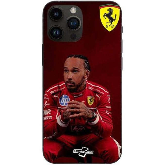 Coque de téléphone - Scuderia Ferrari - Iphone 12 Pro - Souple - Silicone - Noir zwart