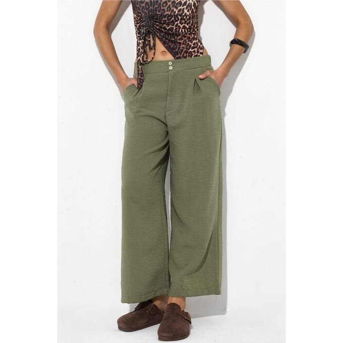 Dames Hoge Taille Wijde Broek