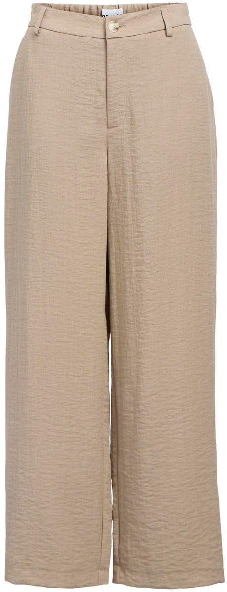 Object Objrini Mw Lo Wide Pant Broeken Dames - Zand - Maat 34