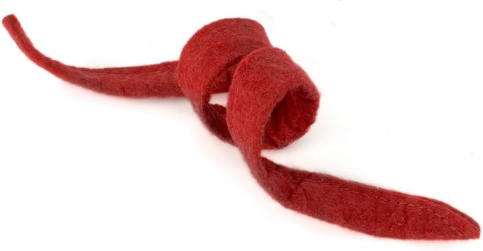 Rogz Spirals Rood - 10 cm - Kattenspeelgoed - 1 stuk