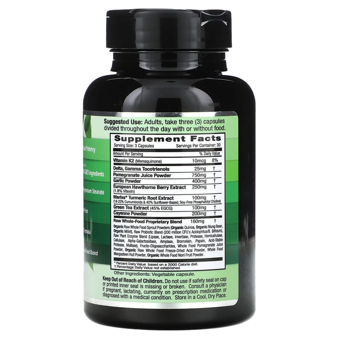 Emerald Laboratories, Hartslagader- en adergezondheid, 90 vegetarische capsules