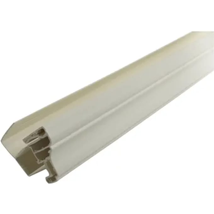 Grosfillex Profiel - Pvc Wit - 4,6x2,5mm 2,6m