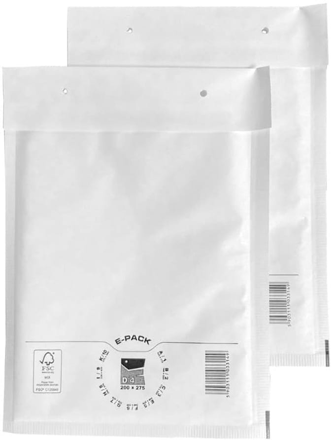 Heykapak E-Pack - Luchtkussenzak - D14 Formaat - Wit - Set van 10 stuks