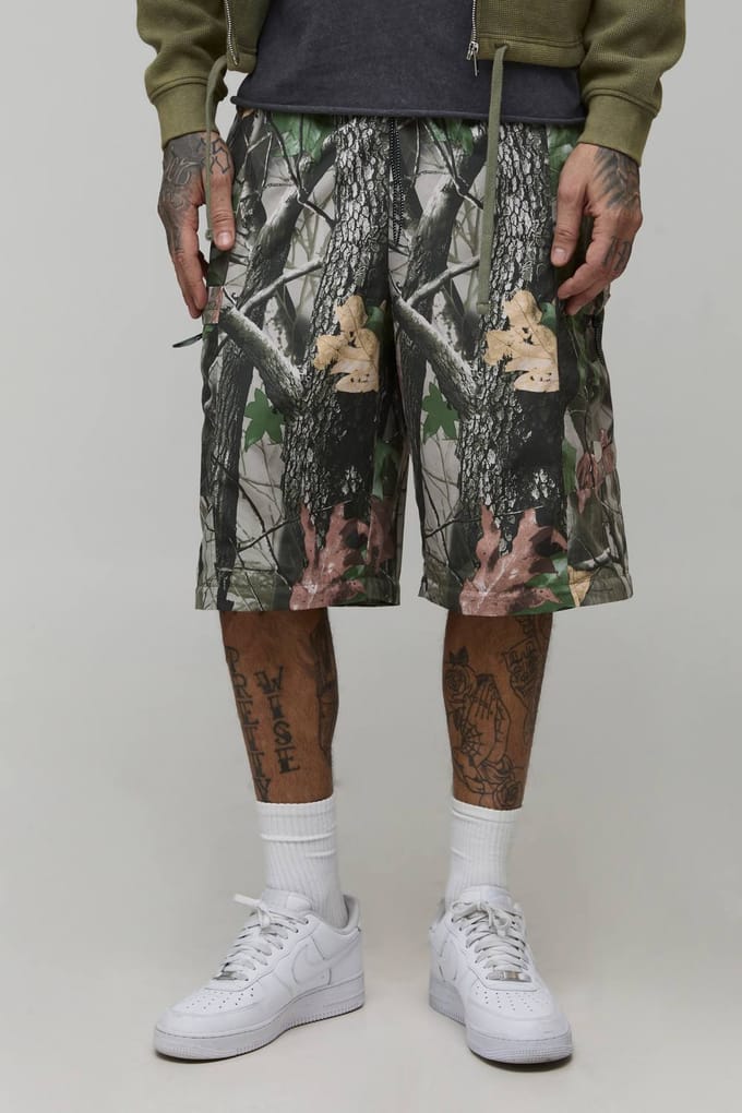Parachute Fit Camo Afritslbare Cargo Utility Broek | Size Medium