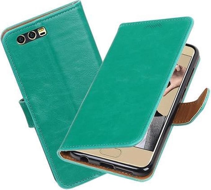 BestCases.nl Huawei Honor 9 Pull-Up booktype hoesje Groen