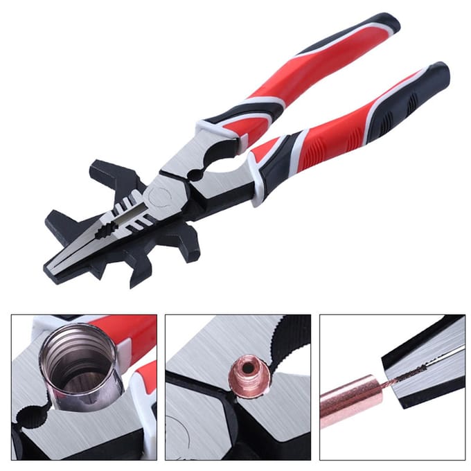 MIG Las Tang 8 Inch Multifunctioneel Hoog Koolstofstaal Elektrische Las Tang gray