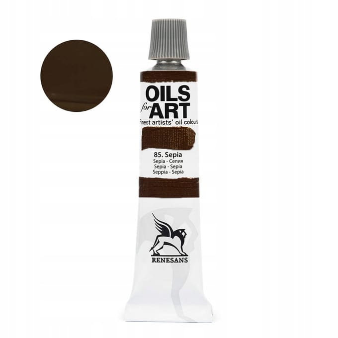 Oliën voor Kunst 20ml - Sepia 85