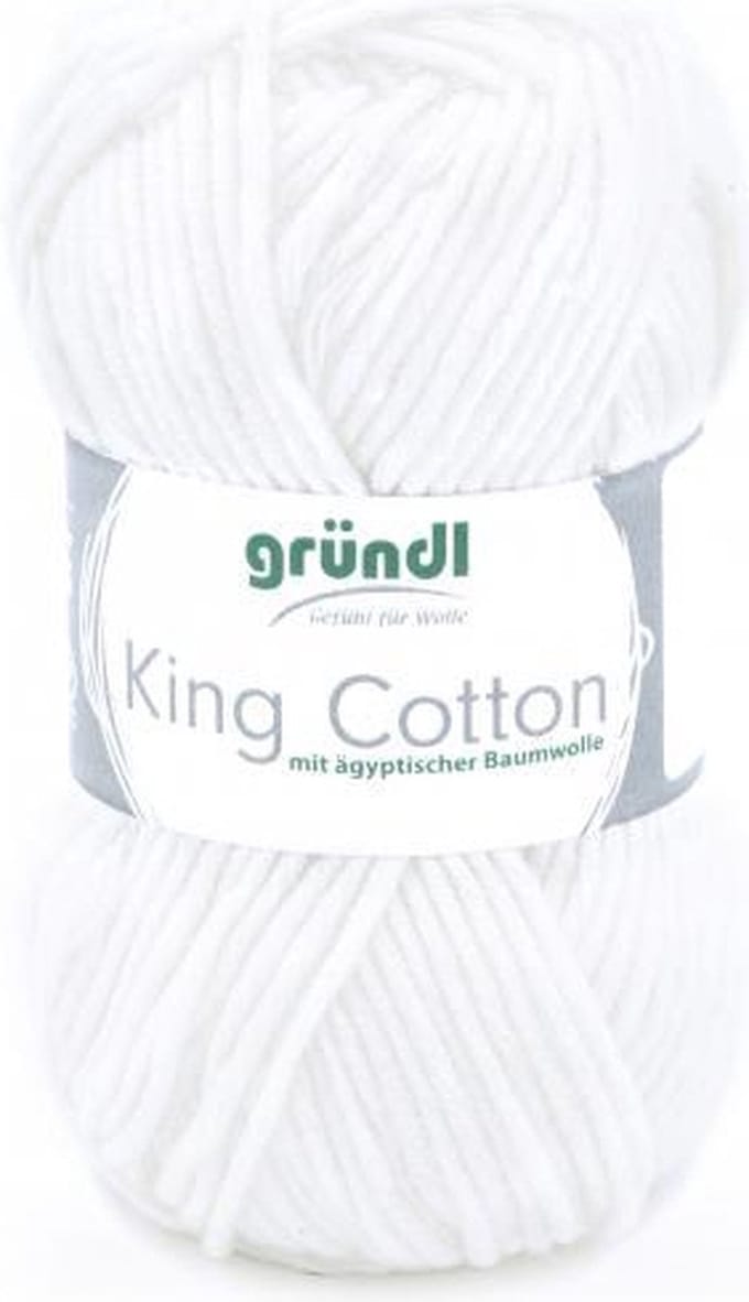 3360-01 King Cotton 10x50 gram wit