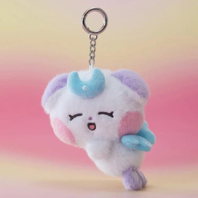 ATEEZ - [MIGHTEEZ Wonder Room] Porte-clés Peluche Fée JJONGYO (JONGHO) gray