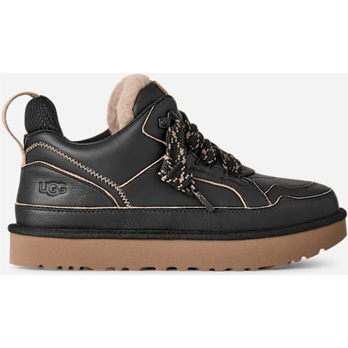 UGG® Lowmel Contrast Trainer in Black/Amphora, Polyester/Leather/Wool