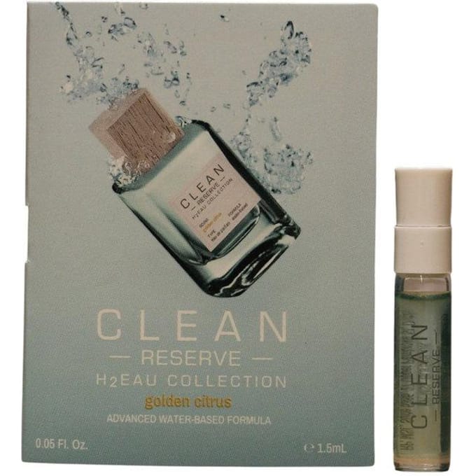 Clean, H2Eau Golden Citrus, Eau De Parfum, Unisexe, 1,5 ml *Fiole