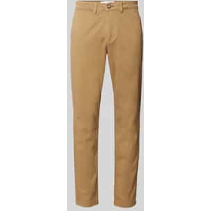 slim fit chino van katoenmix model 'MILES'