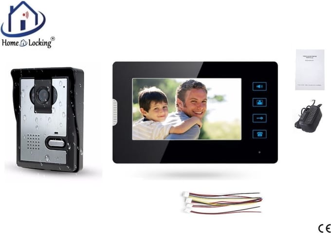 Home-Locking complete deur intercom/videofoon 4 draads.DT-2231