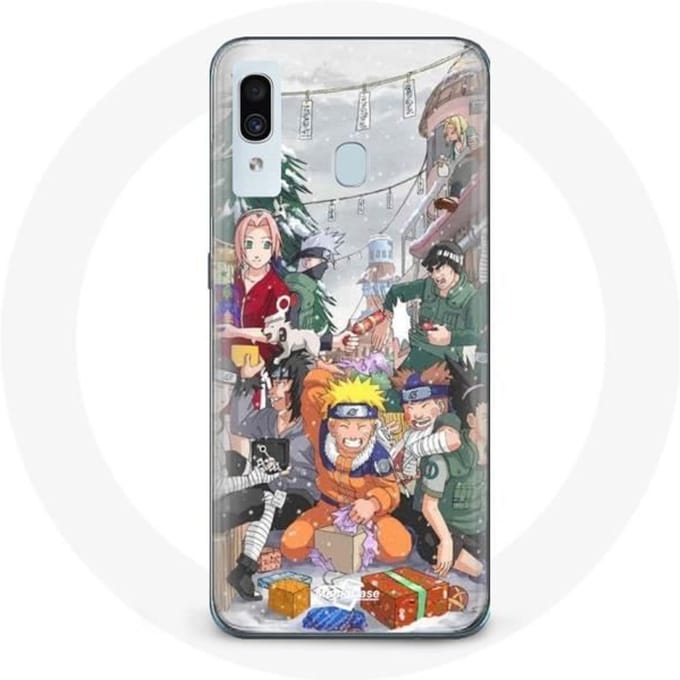 Coque pour Samsung Galaxy A20e Naruto Christmas Day Anime Manga