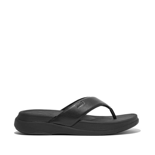 FitFlop F-Mode Go Mens Toe-Post Sandals ZWART - Maat 46