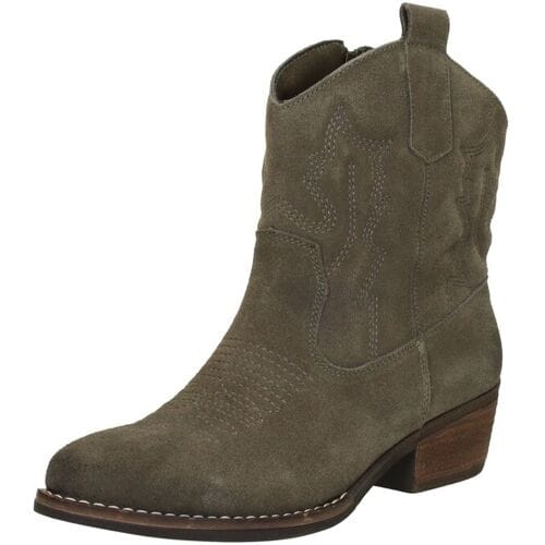 SUB55 Western boots Enkellaarsjes Hak - Groen - Maat 39