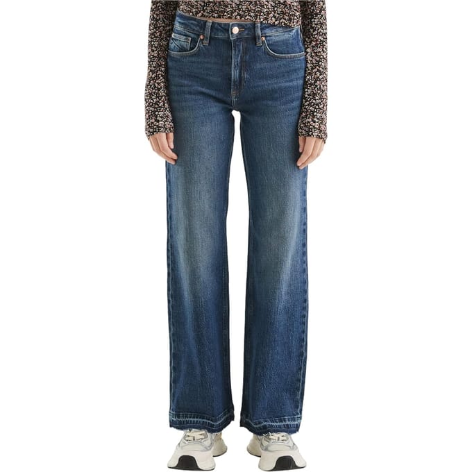 s.Oliver -qs Jeans Blue-denim Größe: W36L32 | Straight Jeans Outlet | Damen | Blau