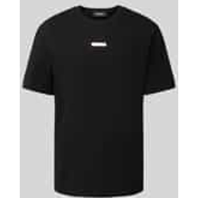 Regular fit t-shirt van puur katoen