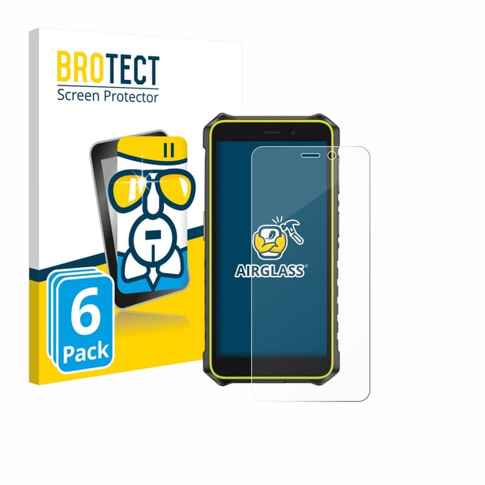 Screenprotector 6 Stuks voor Ulefone RugKing 2 Pro Beschermglas transparant