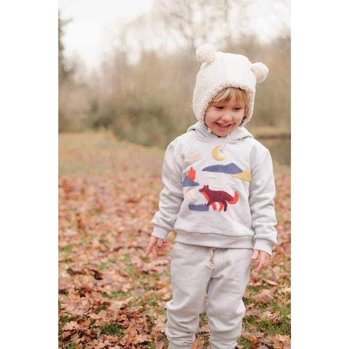 Louise Misha Beanie Doudou Cream Maat: 9-12M | Accessoires Outlet | kids | Creme
