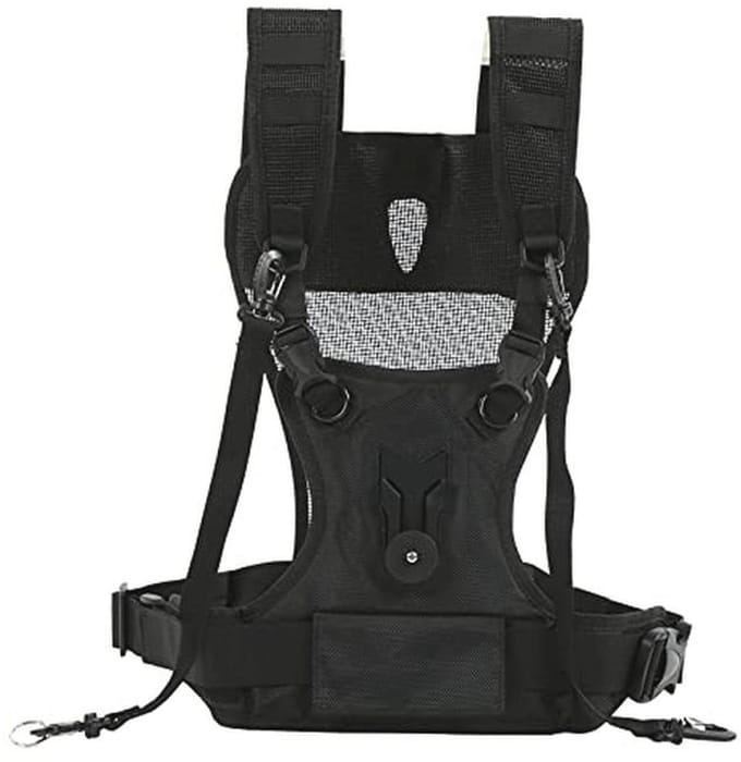 Dubbele Camera Strap - Nylon Schouderharnas voor Twee Camera's - Veilig en Comfortabel Camera Draagsystem