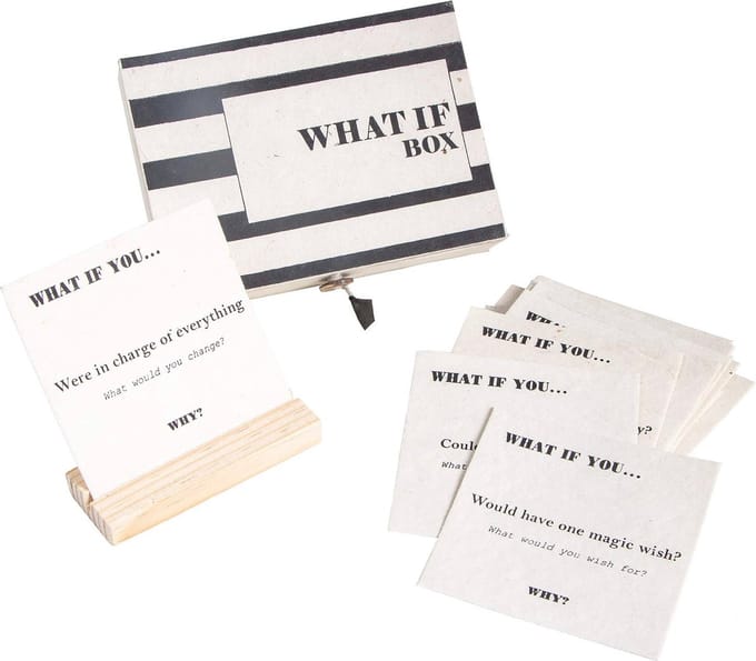 Return to Sender What if Box - Lokta Papier - Kaartjes en standaard